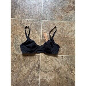 Skims Cotton Jersey T-shirt Bra Soot 32D